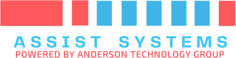 Assist Systems powered by Anderson Technology group logo.